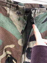 Load image into Gallery viewer, Genuine US Army Camouflaged Overgarment Protective - Small - 38&quot; Waist
