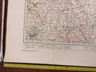 Original WW2 British Army GSGS OS Map of England - Buxton & Matlock - The Militaria Shop