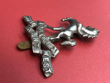 Load image into Gallery viewer, Original WW2 British Army The Royal West Kent Regiment Cap Badge
