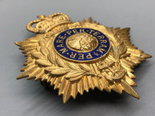 Load image into Gallery viewer, British Navy Royal Marines Helmet Plate Badge
