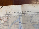 Original WW2 British Army GSGS OS Map of England & Wales - Lancaster & Barrow - The Militaria Shop