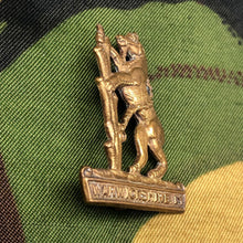 Load image into Gallery viewer, Original British Army WW2 Cap Badge - Warwickshire Imperial Yeomanry - The Militaria Shop
