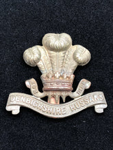 Charger l&#39;image dans la galerie, Original WW2 British Army Denbighshire Hussars Cap Badge
