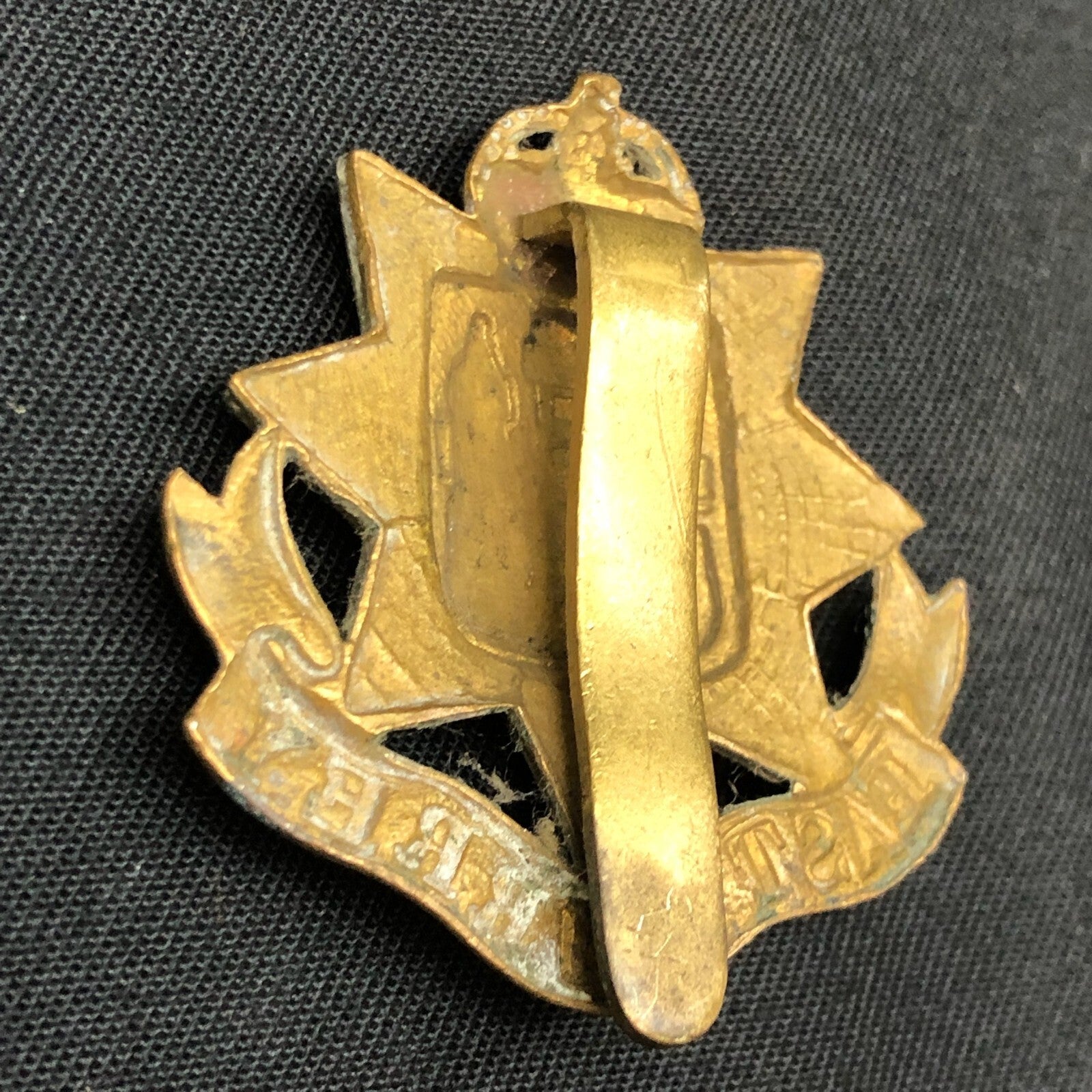 Original WW2 British Army Cap Badge - East Surrey Regiment - The Militaria Shop