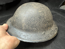 Load image into Gallery viewer, Original WW2 British Civil Defence Home Front Mk2 Brodie Helmet
