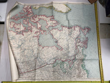 Load image into Gallery viewer, Original WW2 German Army Map of Canada
