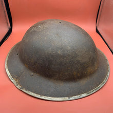 Load image into Gallery viewer, Original WW2 Mk2 British Army Brodie Combat Helmet
