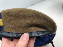 Charger l&#39;image dans la galerie, Genuine British Army Prince of Wales Khaki Regimental Beret Hat - Size 60cm
