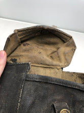 Load image into Gallery viewer, Original WW2 British Army 37 Pattern Bren Pouch - Used Condition
