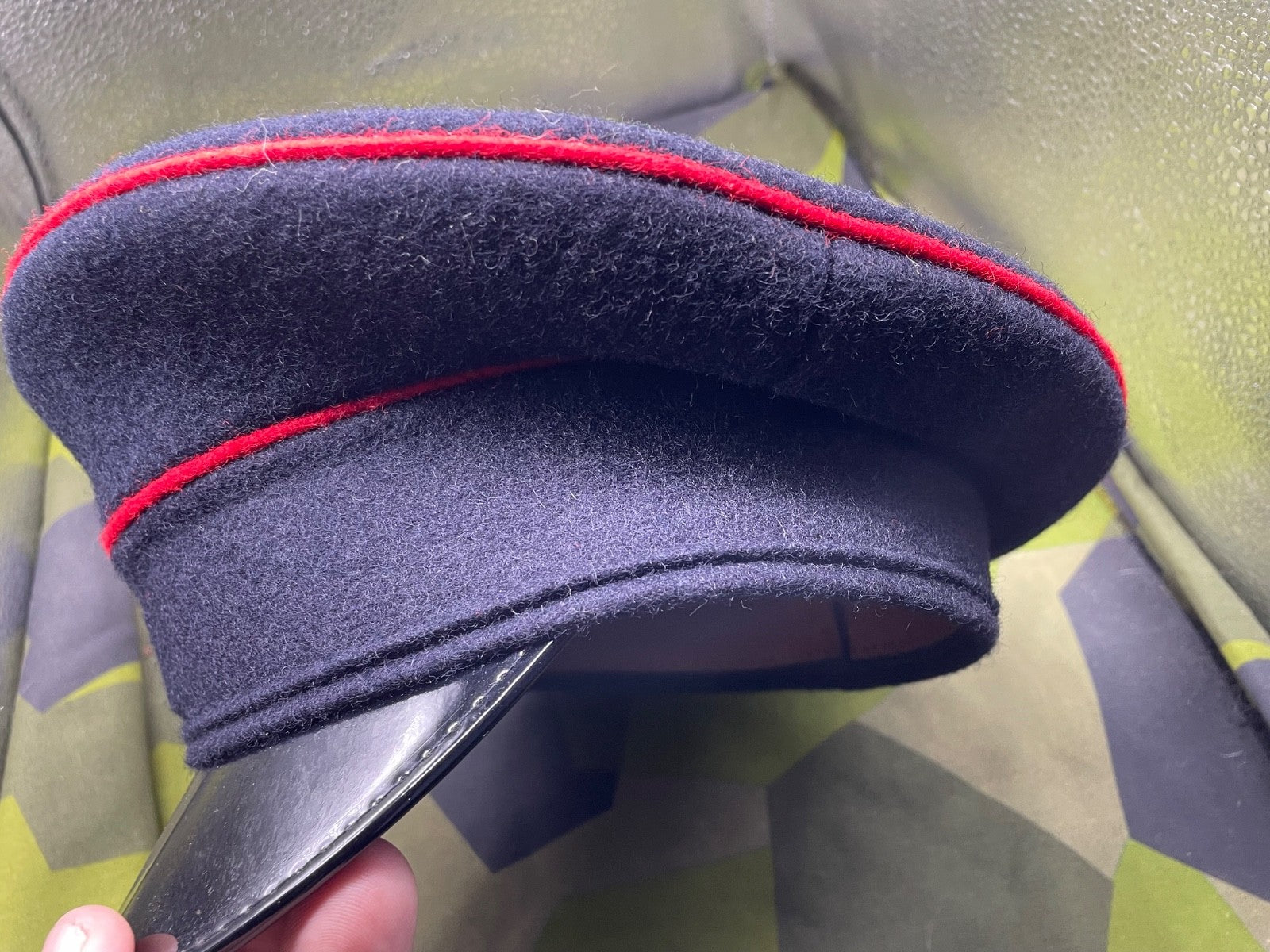 Original British Army Royal Engineers Peaked Cap - Size 55cm - The Militaria Shop