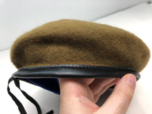 Load image into Gallery viewer, Genuine British Army Guards Regiment Khaki Regimental Beret Hat - Size 56cm
