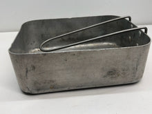 Load image into Gallery viewer, Original WW2 British Army Issue Alloy Mess Tin - 1945 Dated
