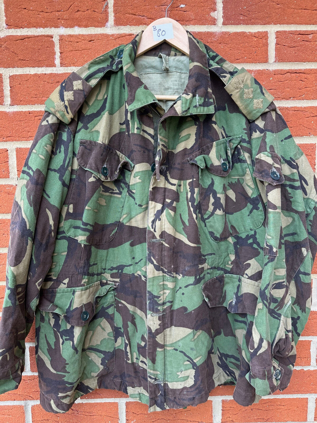 Original British Army 1968 Pattern Combat Smock Jacket - CAPTAIN - Size 3 - 44