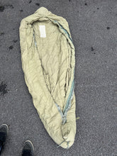 Load image into Gallery viewer, Original US Army Korea/Vietnam Era Sleeping Bag Mountain M1949 OD- Size Regular
