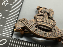 Load image into Gallery viewer, Original WW2 British Army RAPC Royal Army Pay Corps Officers Bronze Collar Badge
