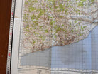 Original WW2 British Army GSGS OS Map of England & Wales - Hastings - The Militaria Shop