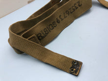 Load image into Gallery viewer, Original WW2 British Army Tan Webbing Shoulder Strap 37 Pattern - Royal Signals
