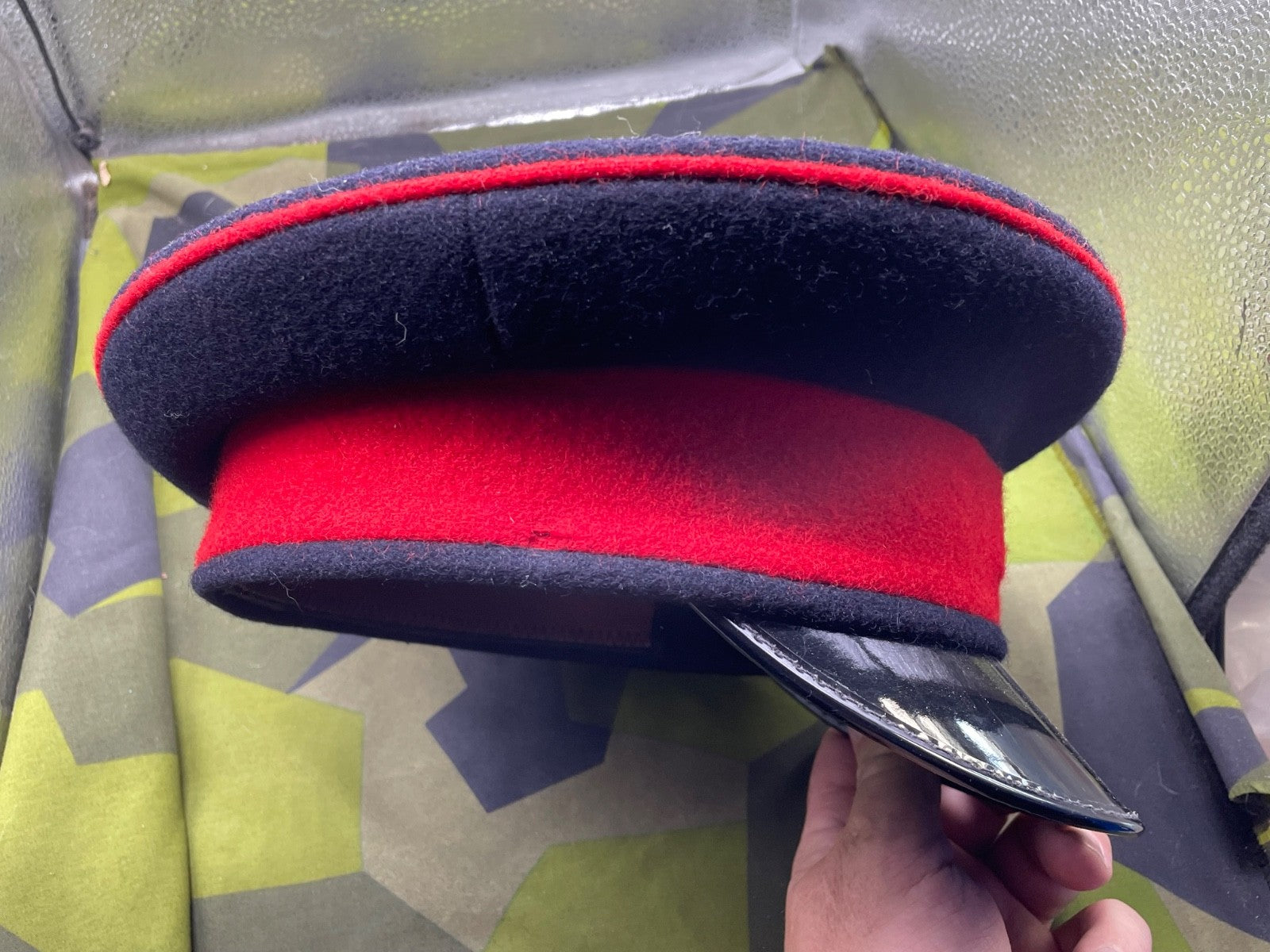 Original British Army REME Royal Electrical Mechanical Engineer Peaked Cap -58cm - The Militaria Shop
