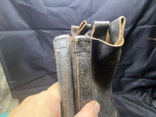 Load image into Gallery viewer, Original WW2 Dated British Royal Navy Pair of Naval Ratings Deck Boots - Size 7
