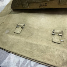 Load image into Gallery viewer, Original WW2 British Army 37 Pattern Webbing Large Pack - Wartime Dated
