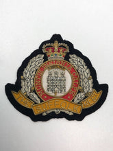 Load image into Gallery viewer, British Army Bullion Embroidered Blazer Badge - The Suffolk Regiment
