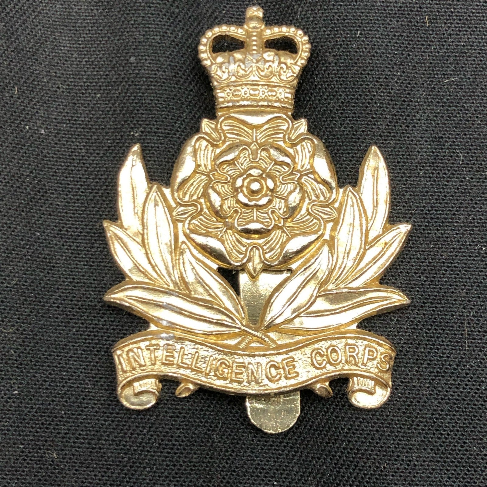 Original British Staybrite Army Cap - Intelligence Corps - The Militaria Shop