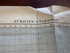 Original WW2 British Army OS Map of Great Britain - St David's & Cardigan - The Militaria Shop