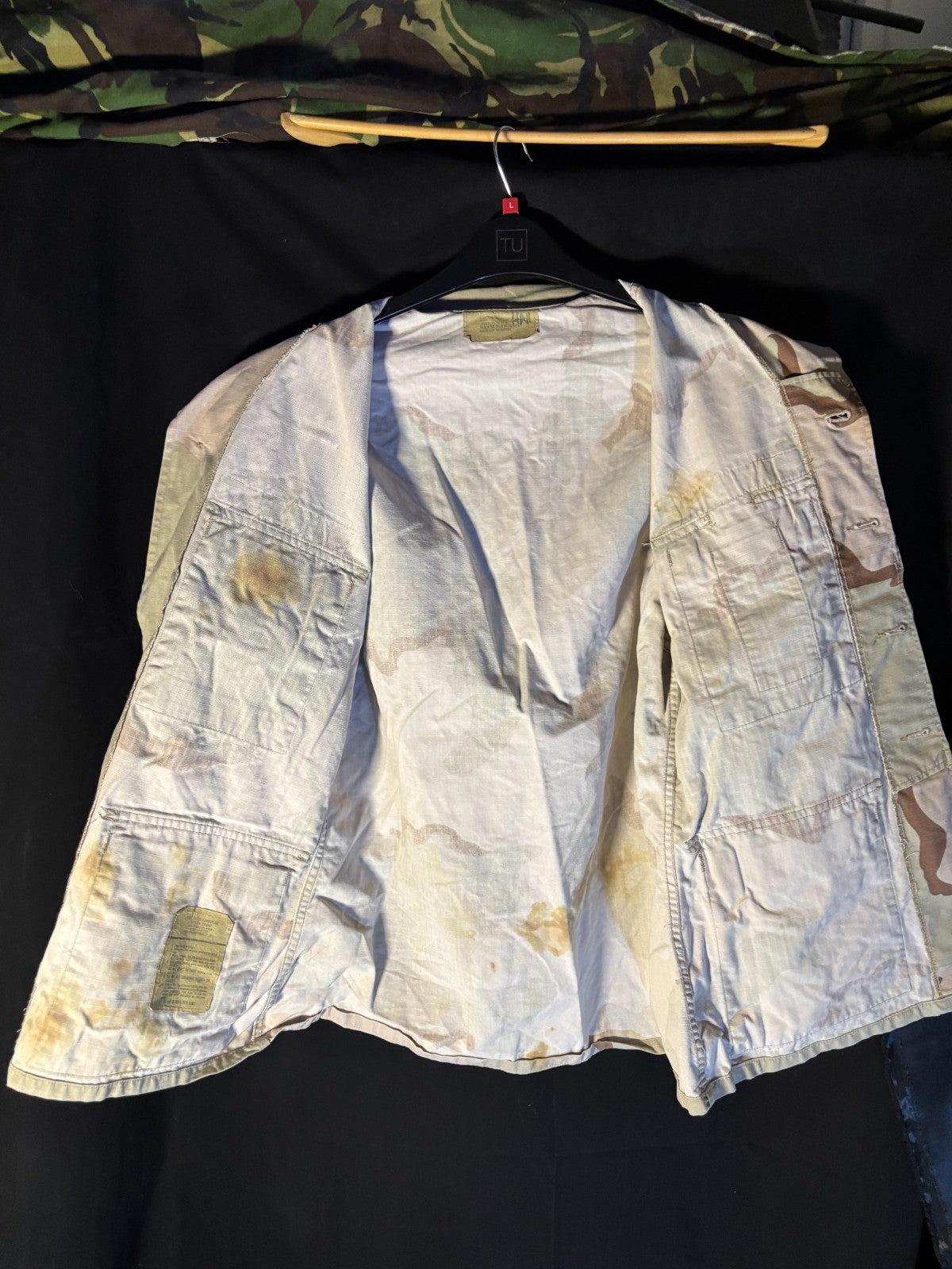 Gulf War US Army DCU Camouflaged Combat Field Coat/Jacket - 42 Inch Chest - The Militaria Shop