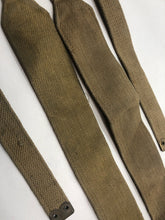 Load image into Gallery viewer, Original WW2 37 Patternn Webbing British Army L Strap Set - WW2 Dated
