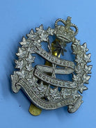 Original Queen's Crown Canadian Intelligence Corps Cap Badge - The Militaria Shop
