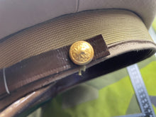 Load image into Gallery viewer, Original Royal Italian Artillery Officer Peaked Visor Cap with Badge - The Militaria Shop
