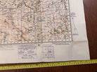 Original WW2 British Army GSGS OS Map of Wales - Llanidloes - The Militaria Shop