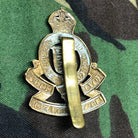 Original WW2 British Army Royal Army Ordnance Corps Cap Badge - Kings Crown - The Militaria Shop