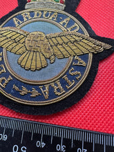 Load image into Gallery viewer, British RAF Royal Air Force Bullion Embroidered Blazer Badge
