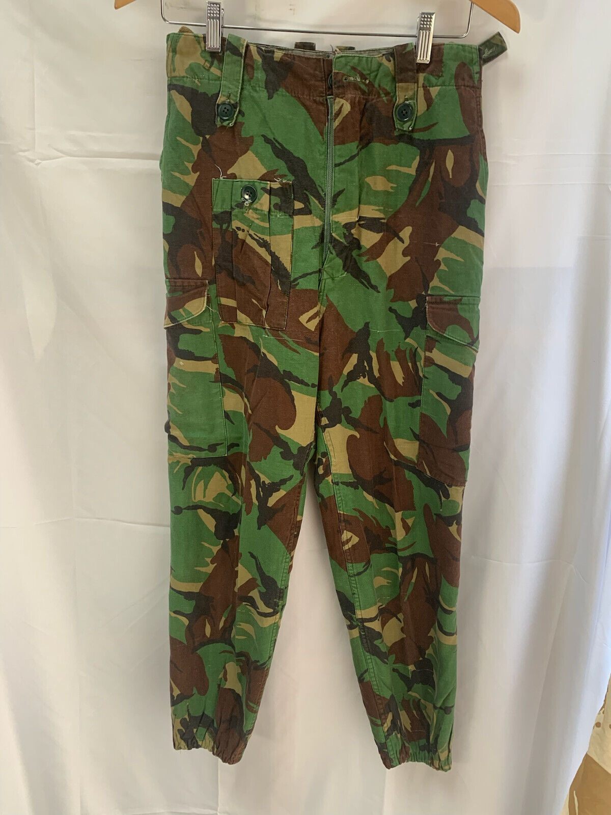 Genuine British Army 68 Pattern DPM Jungle Camouflaged Trousers - Size 28" Waist - The Militaria Shop