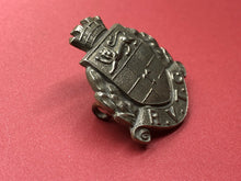 Load image into Gallery viewer, Original WW1 British Army Rochester Volunteer Training Corps Cap Badge
