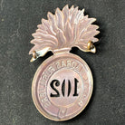 British Army Brass Cap Badge - 102nd Regiment of Foot - The Militaria Shop