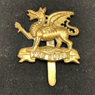Genuine WW2 British Army Brass Cap Badge - Buffs (Royal East Kent Regiment) - The Militaria Shop