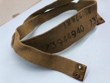 Load image into Gallery viewer, Original WW2 British Army Tan Webbing Shoulder Strap 37 Pattern
