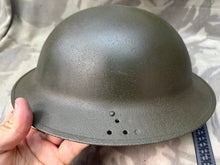 Lade das Bild in den Galerie-Viewer, Original WW2 British Army / Home Guard Helmet - Restored / Repainted for Display
