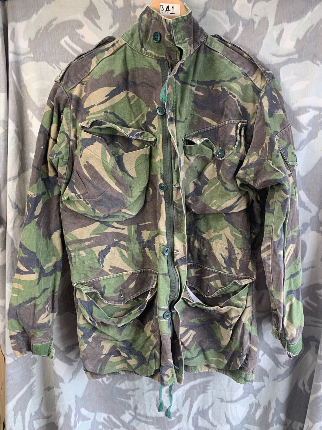 Genuine British Army DPM Camouflaged Combat Smock Jacket - Size 38