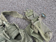 Load image into Gallery viewer, Original British Army 58 Pattern Webbing Rig Set Up - Belt, Pouches, Roll
