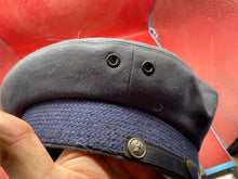 Load image into Gallery viewer, Post WW2 US Army / Airforce Hat in Dark Blue Material. Made in Germany - Size 58
