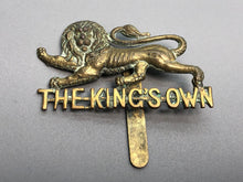 Load image into Gallery viewer, Original British Army WW2 The King&#39;s Own (Royal Lancaster) Regiment Cap Badge
