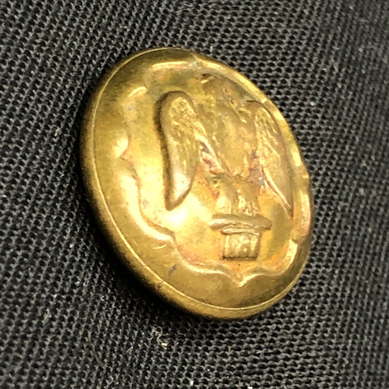 Original WW1 British Army Royal Irish Fusiliers Regiment Button - The Militaria Shop