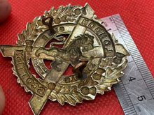 Load image into Gallery viewer, Original WW1 / WW2 British Army London Scottish Regiment Cap Badge
