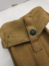 Charger l&#39;image dans la galerie, Original WW2 Canadian Army 37 Pattern Extra Bren Pouch Rear - 1940 Dated
