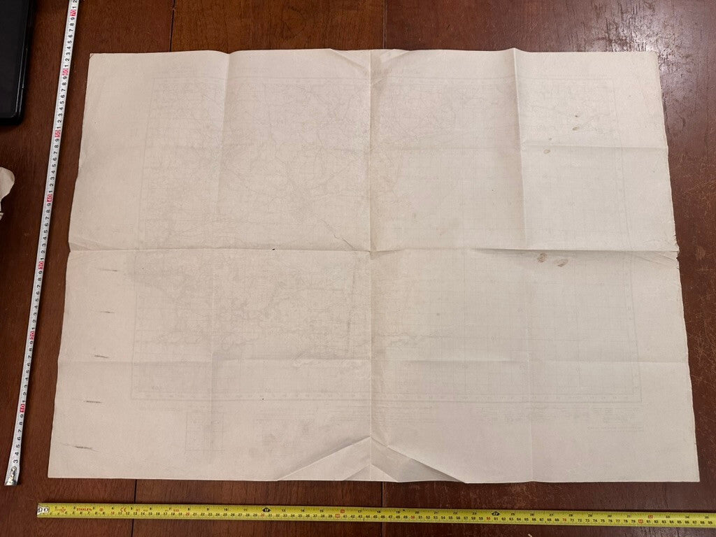 Original WW2 British Army GSGS OS Map of Great Britain - Llanelly - The Militaria Shop