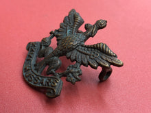 Load image into Gallery viewer, Original WW2 British Army 26th Hussars Cap Badge
