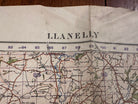 Original WW2 British Army GSGS OS Map of Great Britain - Llanelly - The Militaria Shop